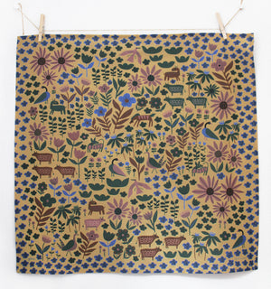Folklore Art Tea Towel by Leah Duncan