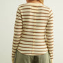Waffle Fabric Long Sleeve Top