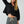 Denim Embroidery Volume Sleeve Blouse Top by Aaron & Amber