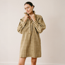 Painted Gingham Marlowe Dress by Sunshine Tienda
