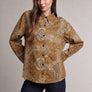 Bandana Print Button-Up Shirt