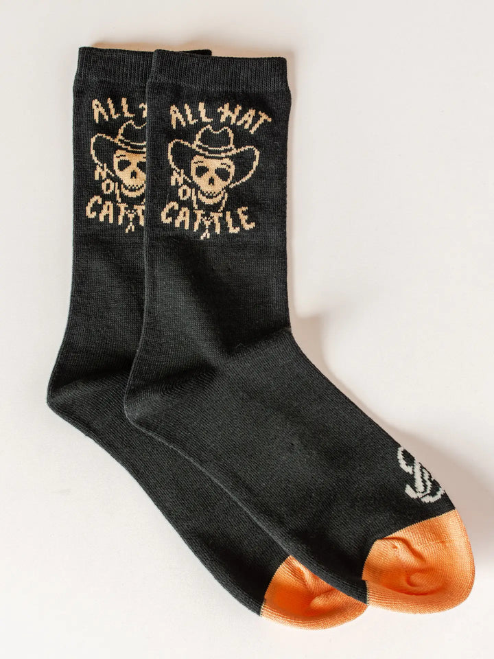 All Hat No Cattle Western Socks by Shop Good