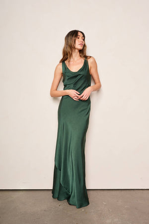 Esme Dress in Emerald Green by dRA