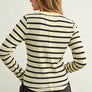 Waffle Fabric Long Sleeve Top