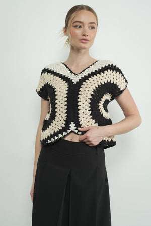 Handmade Crochet Sweater Top by Aaron & Amber