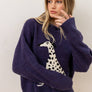 Animal Intarsia Cozy Knit Pullover
