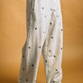 Heart Embroidered Sweat Pants