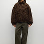 The Leslie Jacket | Sherpa Dotted Turtleneck Jacket by Mod Ref