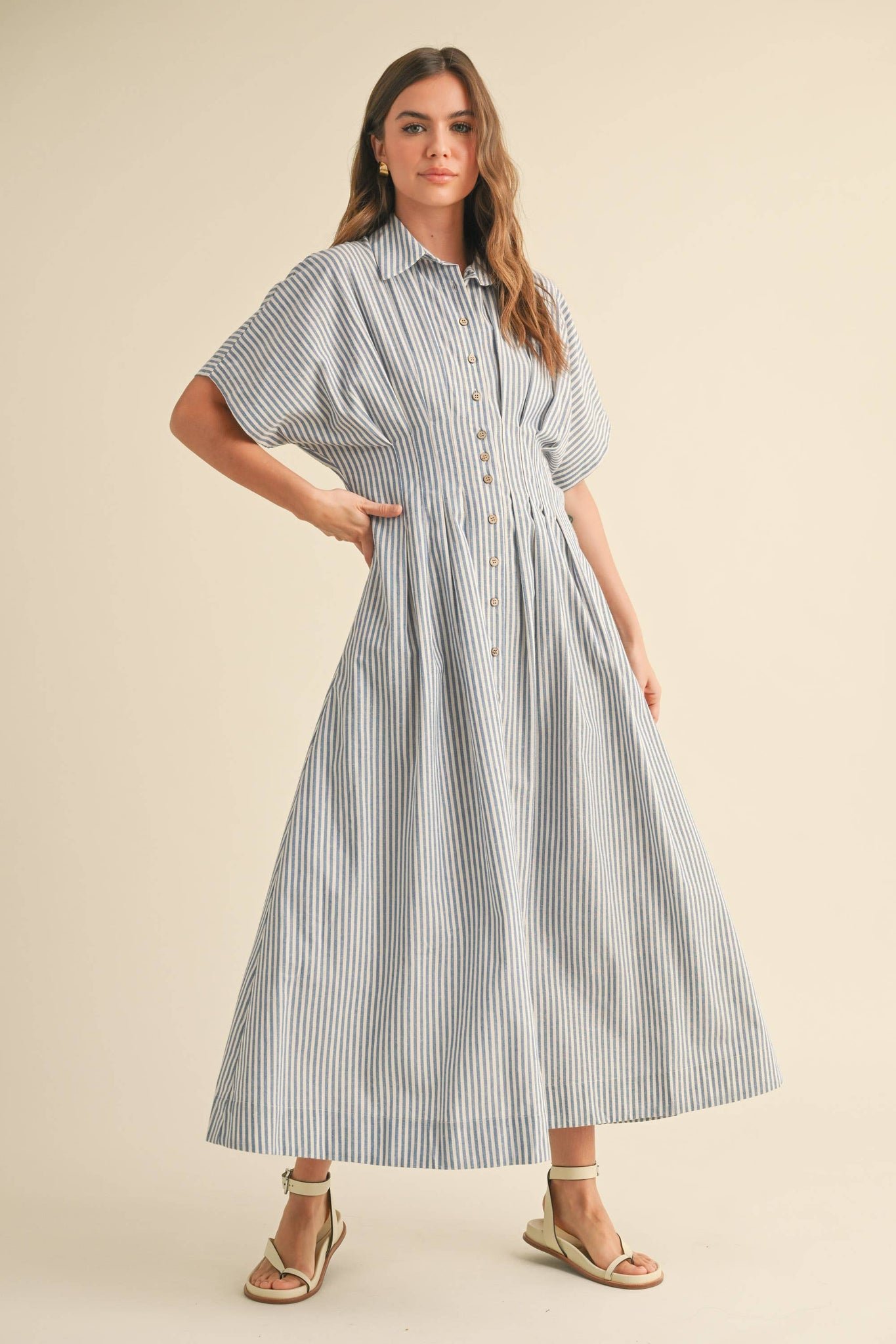 striped lapel button down shirt dress Amazon.com: utcoco Women's 2025 Striped Short Sleeve Cotton Maxi Shirt Dress Belted Side Slit Button Down Dress with Pockets (X-Small, Light Blue) : Clothing, Shoes & Jewelry