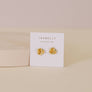 Petite Gold Knot Earrings by JaxKelly