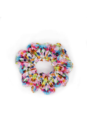 Pleated Scrunchie in Sumner Pink by Brooks Avenue