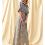Striped Buttondown Shirt Dress