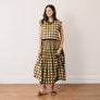 Painted Gingham Quilted Greta Top by Sunshine Tienda