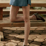 Chambray Denim Skort
