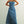 Paneled Maxi Washed Denim Dress