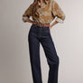 Bandana Print Button-Up Shirt