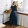 Denim Eyelet Greta Top by Sunshine Tienda