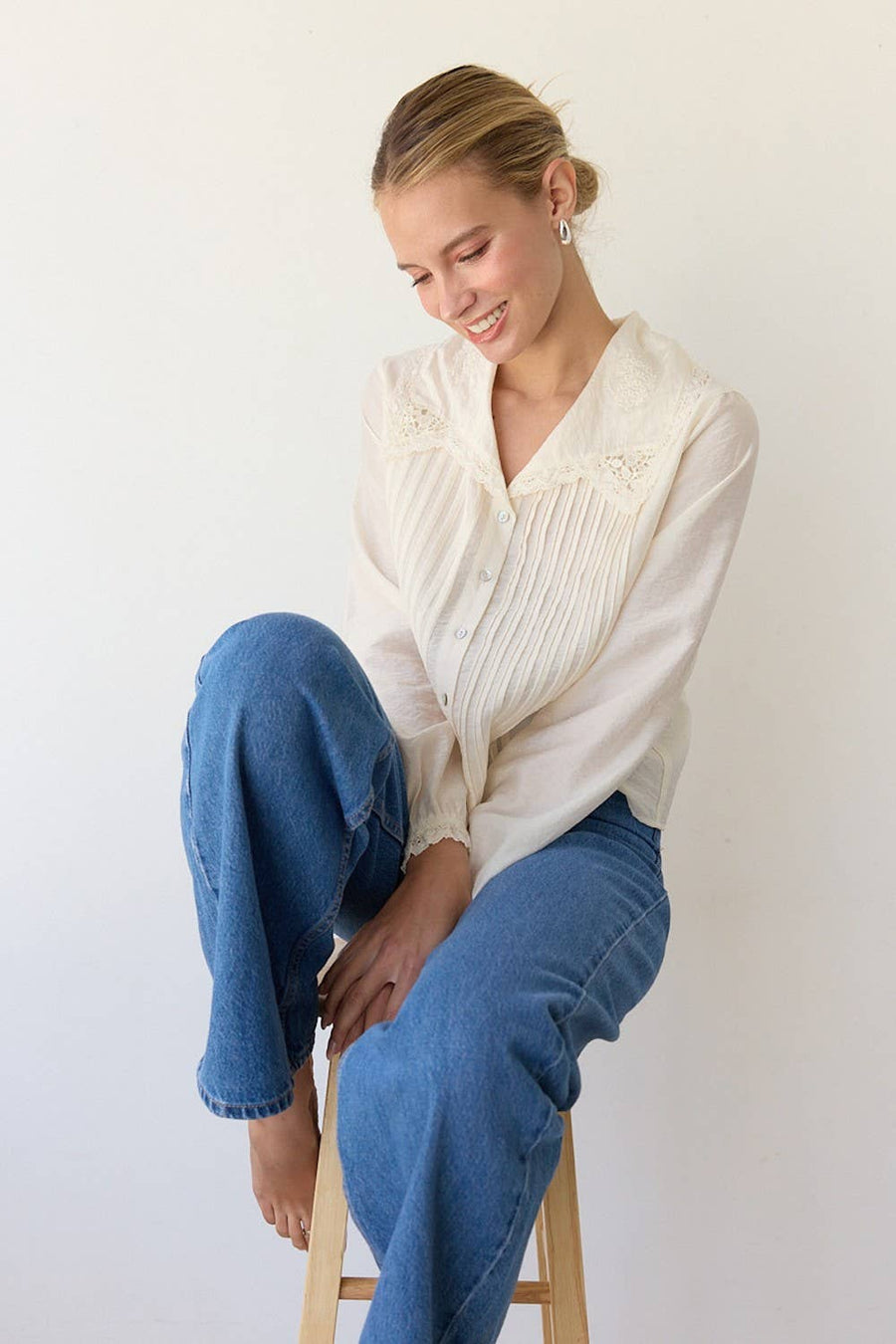 Sailor Pintuck Blouse