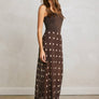 Polka Dot Pull On Maxi Skirt
