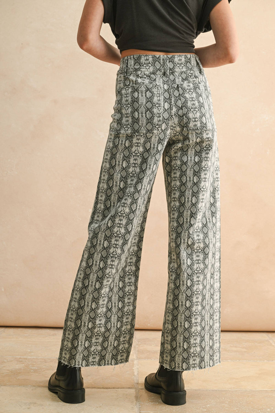 Snake Print Pants