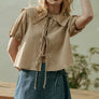 Chambray Denim Skort