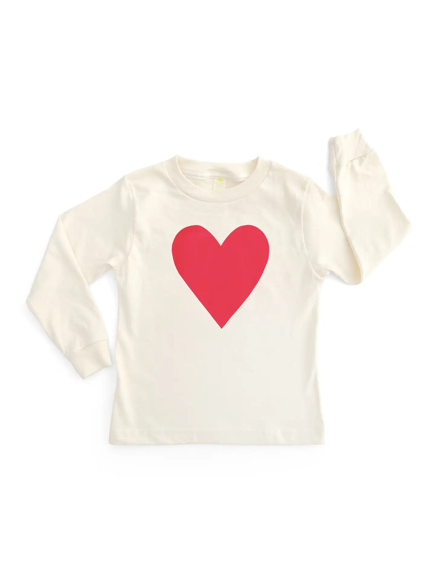 Heart Long Sleeve T-Shirt by Joan Ramone