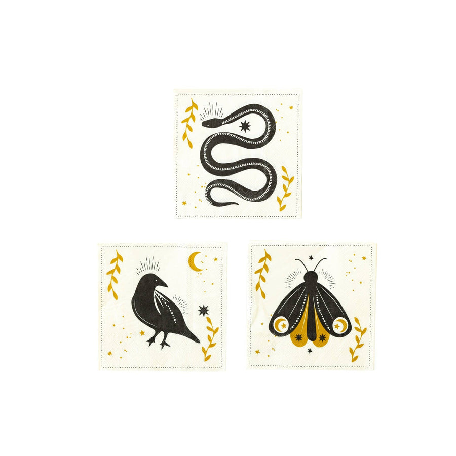 Mystical Paper Cocktail Napkin Set by My Mind’s Eye