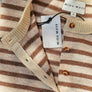 Striped Pattern Button Front Cardigan