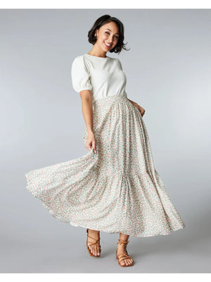 Dream Vibe Skirt in Gardenia by Downeast