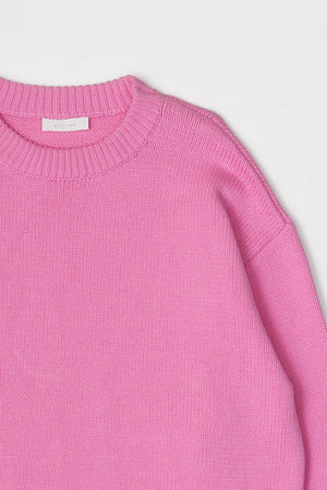 The Holly Sweater in Pink by Mod Ref