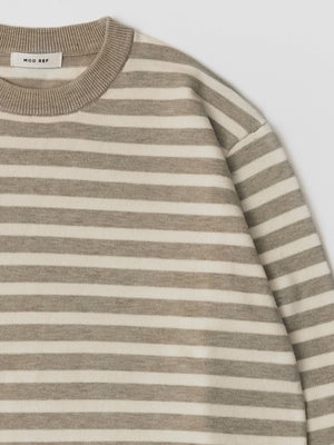 The Klein Sweater | Striped Boyfriend Sweater by Mod Ref