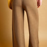 Color Mixed Knit Pants