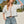 Embroidered Bowtie Top with Puff Sleeves by Aaron & Amber