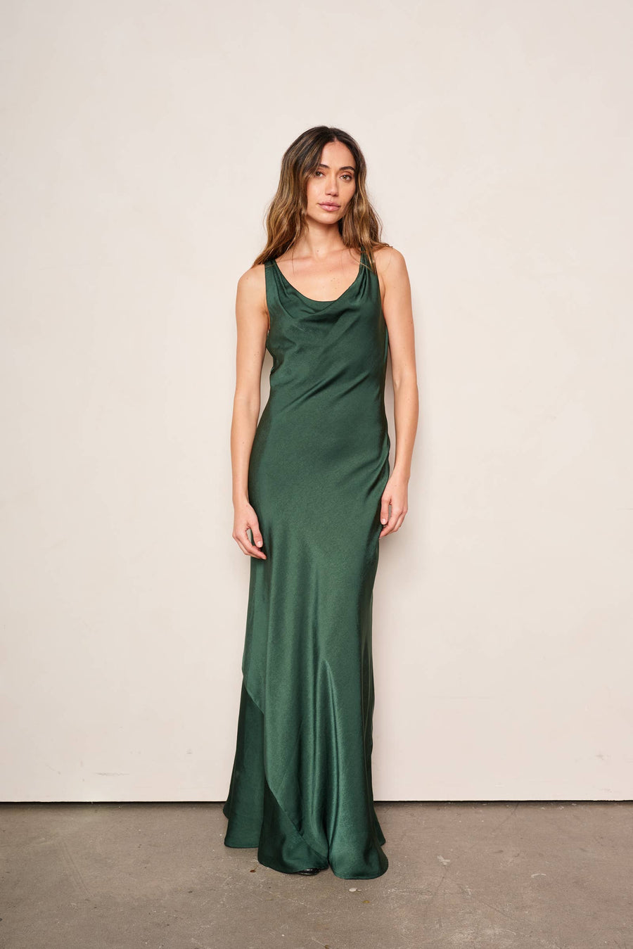 Esme Dress in Emerald Green by dRA