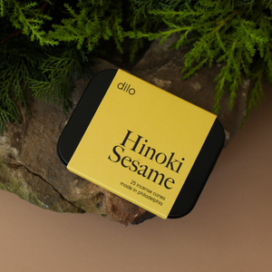 Hinoki Sesame Incense Cones by dilo