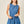 Belted Paneled Denim Midi Dress by Aaron & Amber