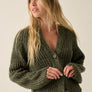 Confetti Button-Front Cardigan Sweater