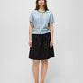 The Faye Cardigan | Striped Short Sleeve Cardigan by Mod Ref