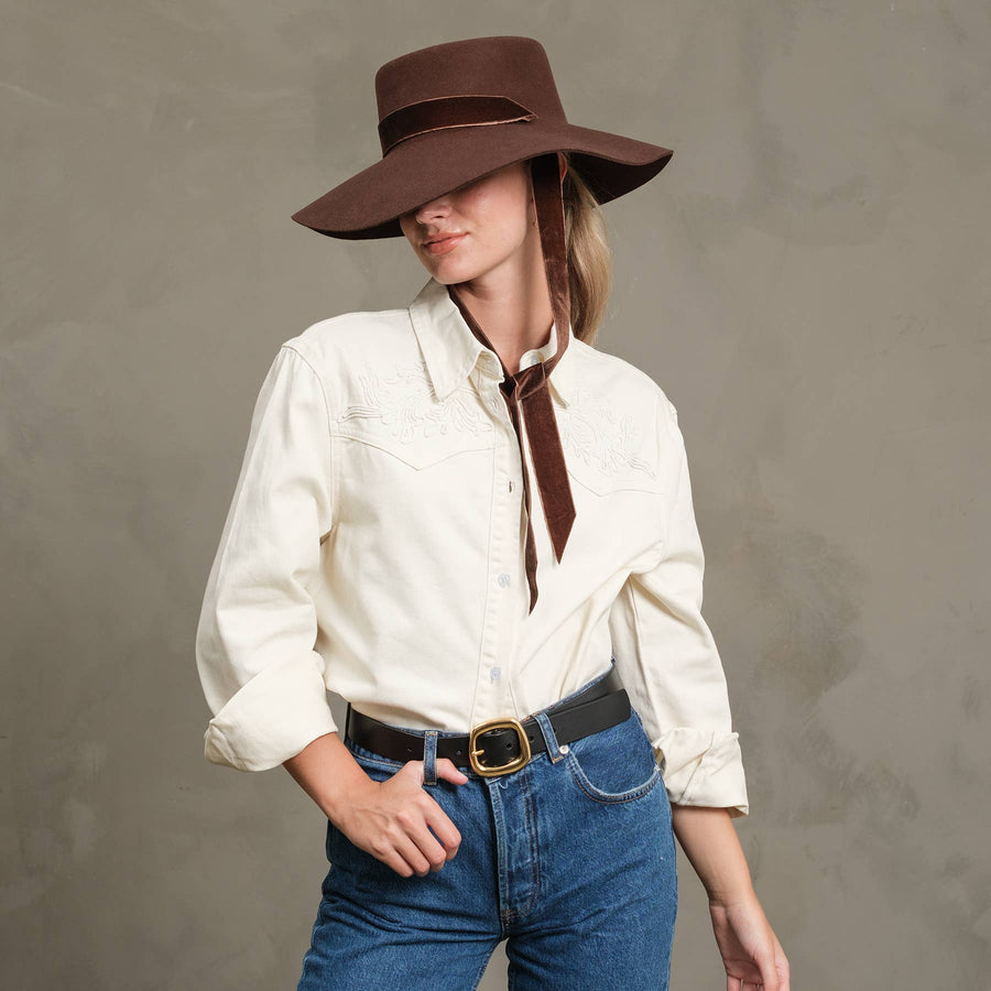 Embroidered Western Shirt
