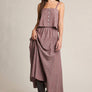 Striped Linen Blend Button-Front Cami