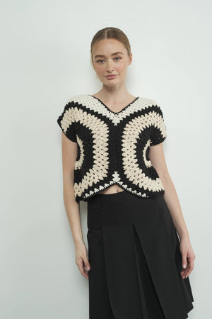 Handmade Crochet Sweater Top by Aaron & Amber