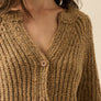 Confetti Button-Front Cardigan Sweater