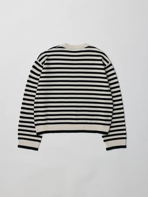 The Klein Sweater | Striped Boyfriend Sweater by Mod Ref