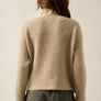 Jacquard-Knit Landscape Quarter-Zip Pullover Sweater Jacket