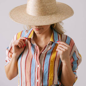 Seaplane Stripe Bermuda Set by Sunshine Tienda