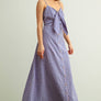 Gingham Patterned Long Dress