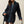 Rib-Knit & Denim Collared Buttoned Belted Mini Sweater Dress