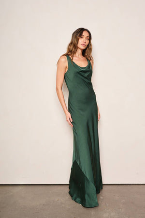 Esme Dress in Emerald Green by dRA