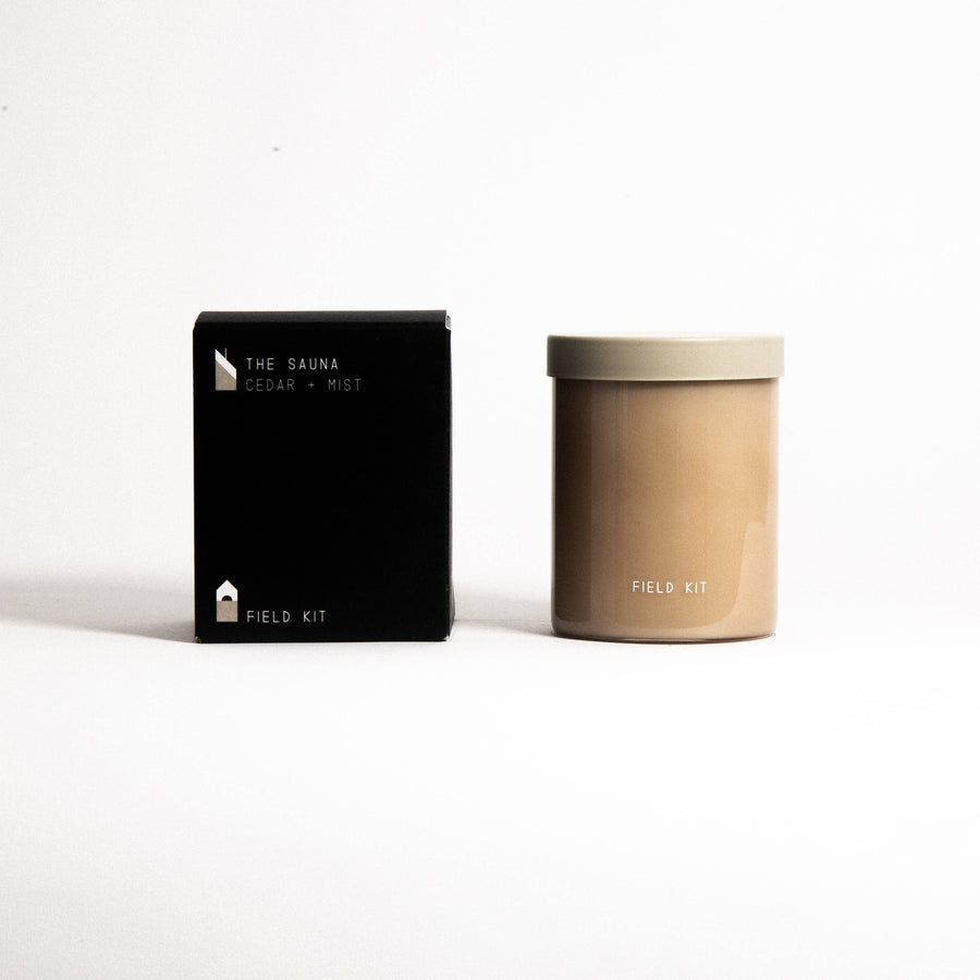 The Sauna Glass Candle by Field Kit