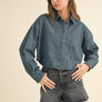 Buttondown Short Body Denim Shirt